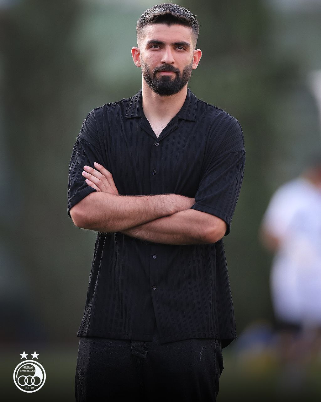 (عکس) حضور خالدآبادی در تمرین استقلال