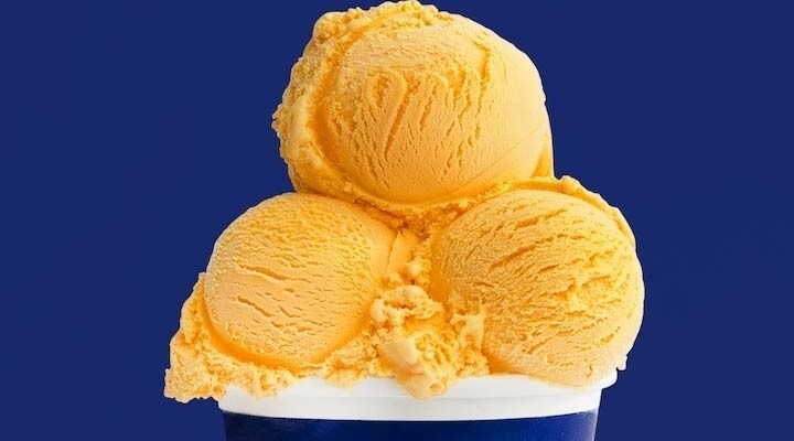 بستنی با طعم پنیر و ماکارونی