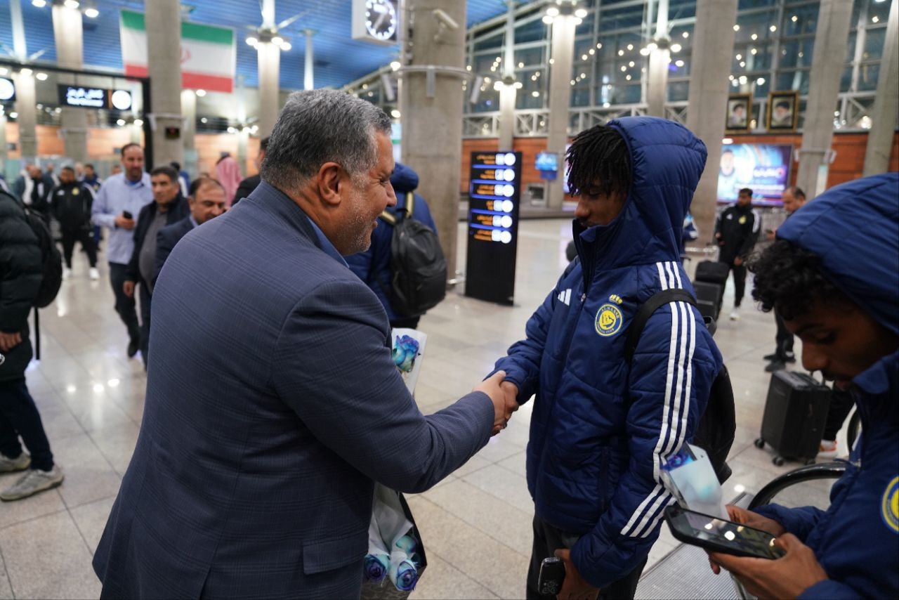 (عکس) النصری‌ها بدون رونالدو در فرودگاه امام