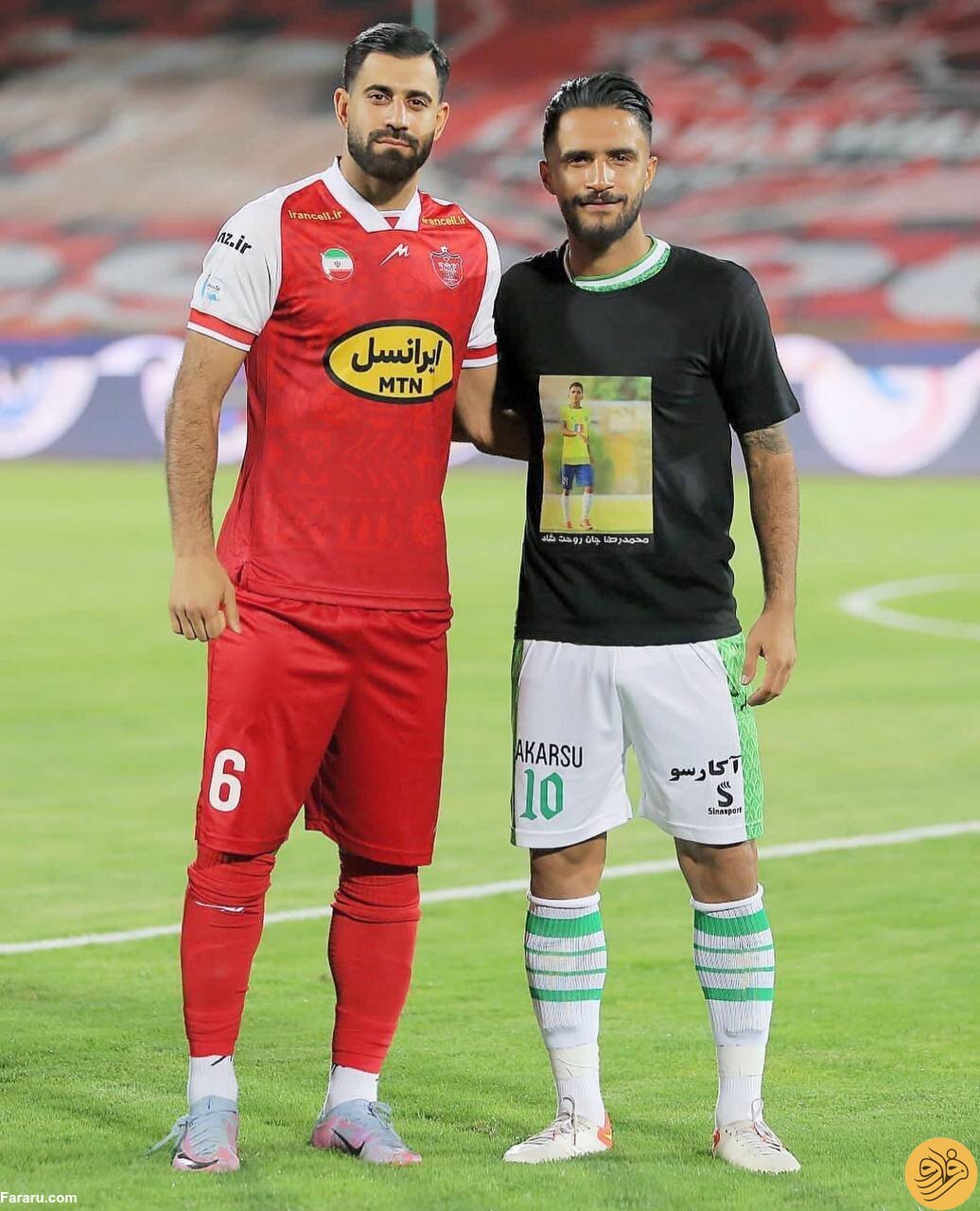 (عکس) کار قشنگ مدافع پرسپولیس در اولین بازی