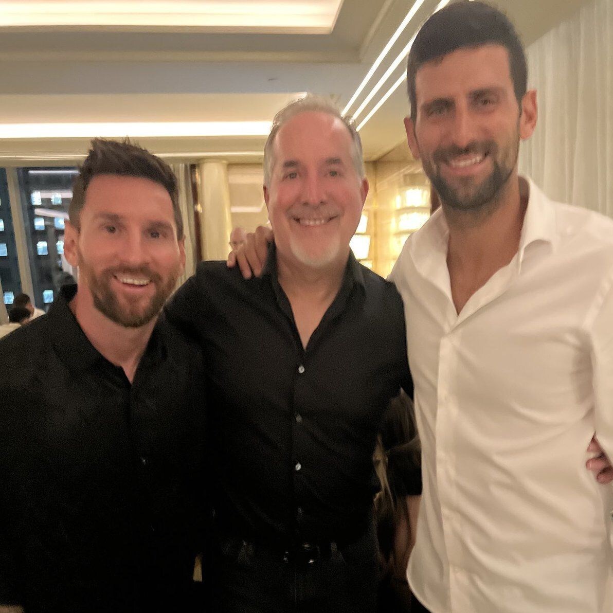 (عکس) دیدار جوکوویچ و مسی در آمریکا