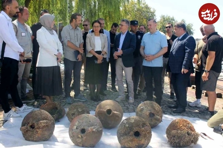 (تصاویر) کشف ۱۷۰۰ سالۀ پلیس ترکیه در زیر دریا!