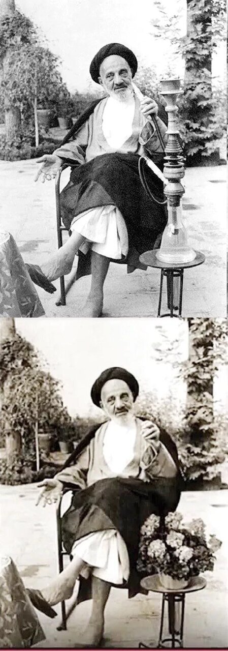 صداوسیما سانسور قلیان در تصویر یک روحانی را پذیرفت، اما گفت قبلی‌ها این کار را کرده اند!