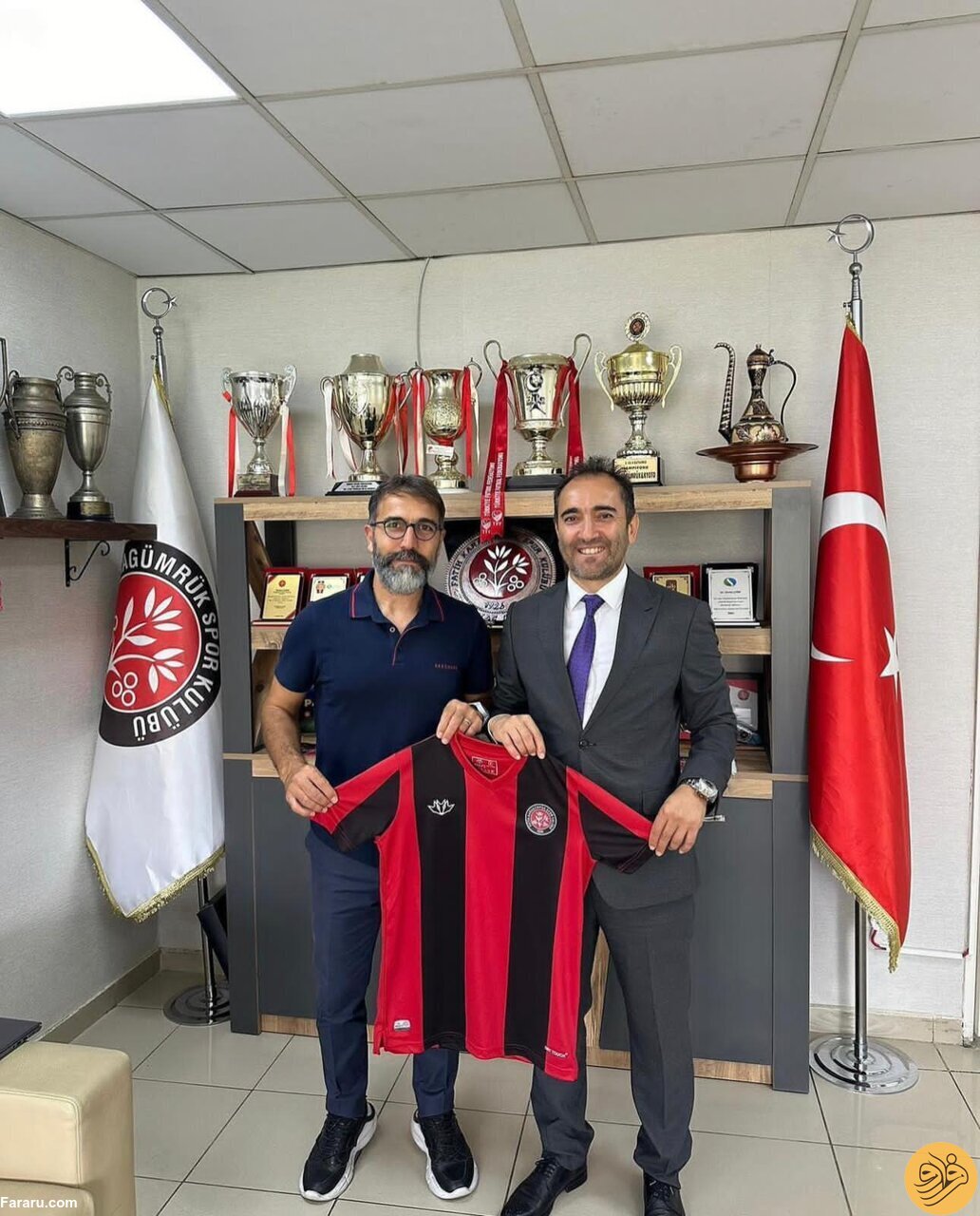 (عکس) شغل جدید بازیکن سابق پرسپولیس در ترکیه