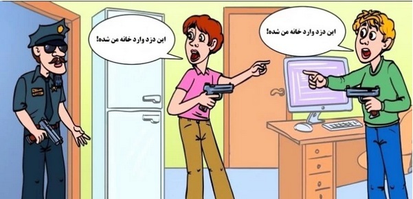 در این تست هوش تصویر دزد واقعی کدام است؟