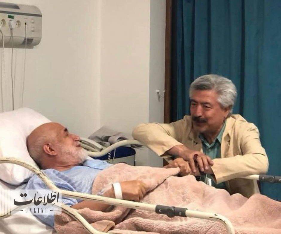 (تصویر) مهدی کروبی در بیمارستان بستری شد