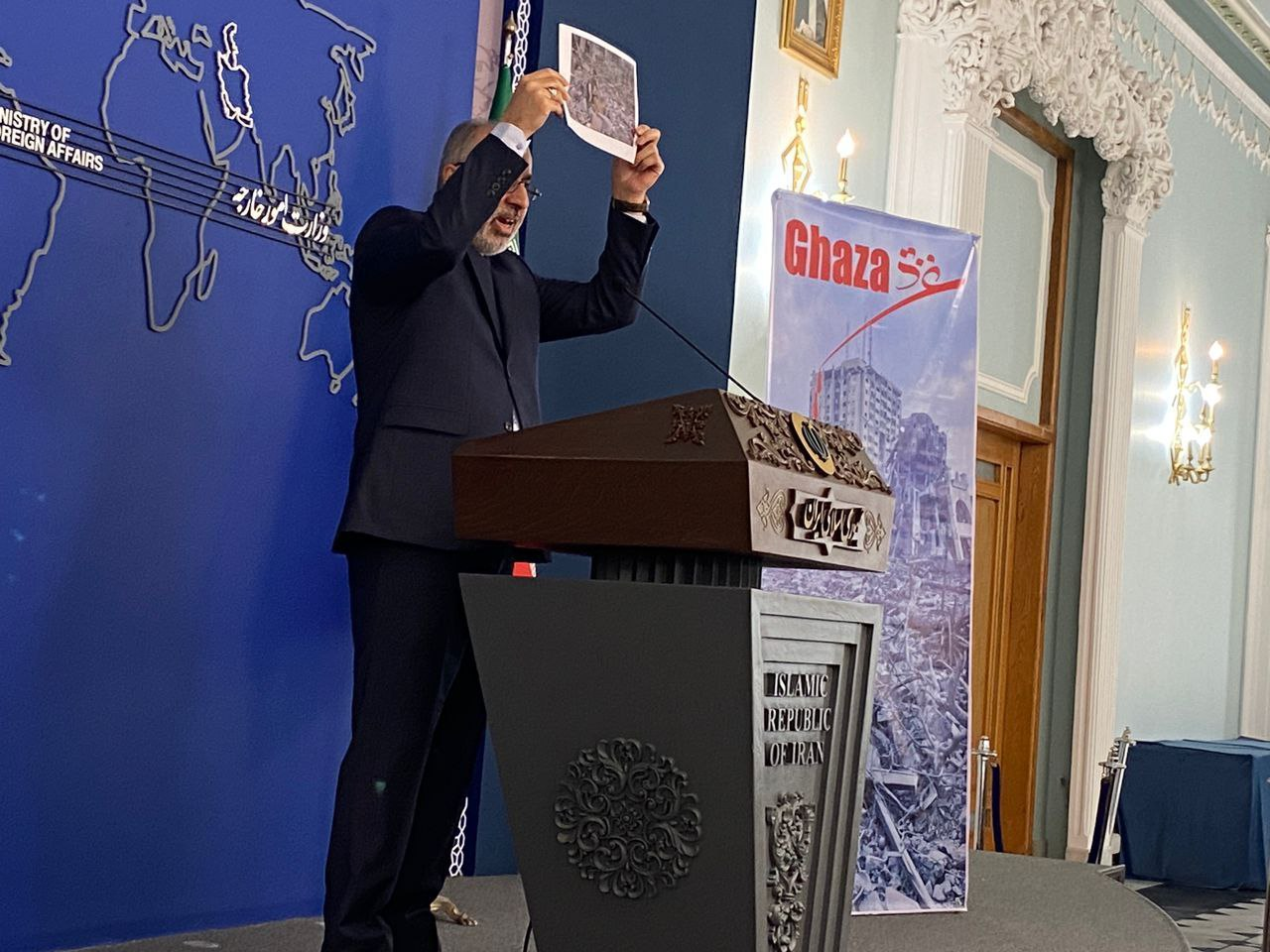 کنعانی: مقاومت در حوزه دفاع از خود توانمند است/ ملت فلسطین سرزمین‌شان را تخلیه نمی‌کنند