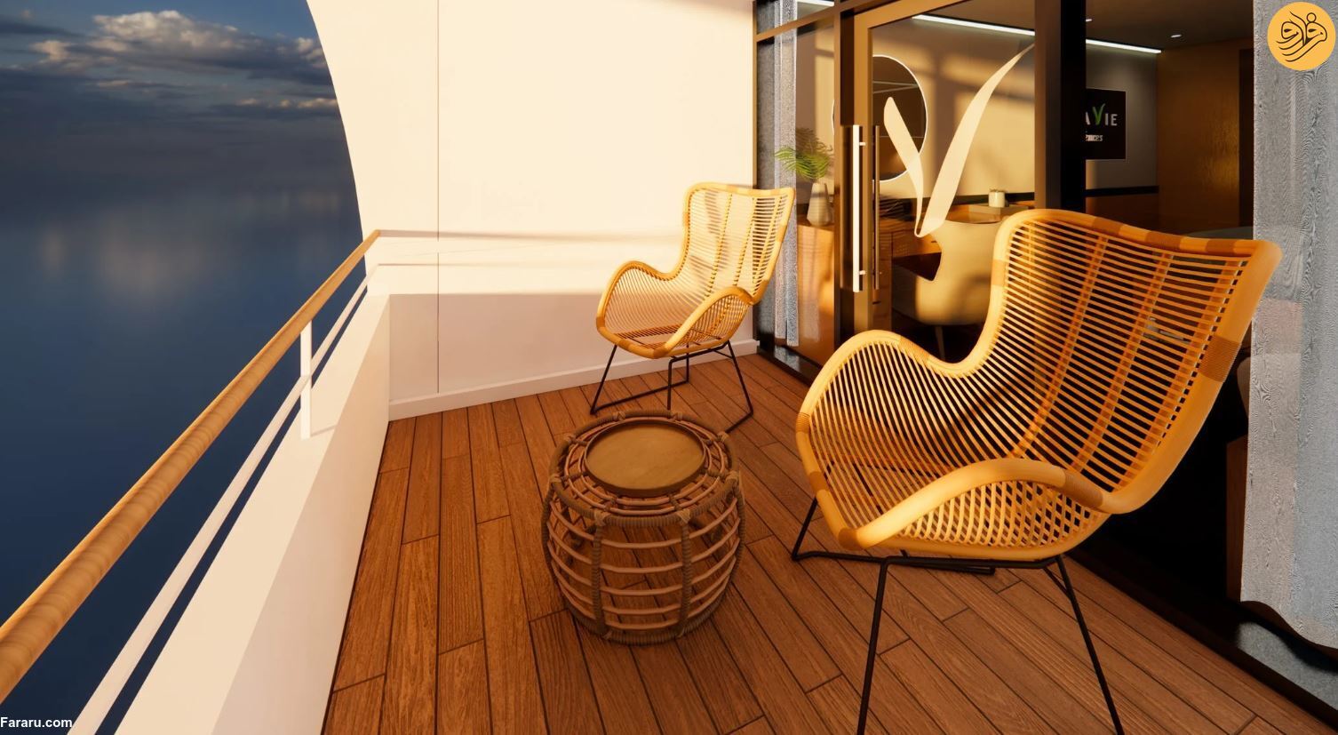 درون کشتی کروز قابل سکونت جدید که مسافران اش می‌توانند سه و سال نیم در آنجا زندگی کنند/ خوانده شد