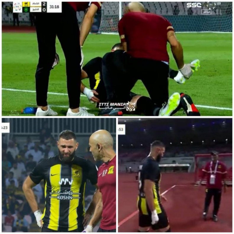 مصدومیت بنزما در آستانه سپاهان!
