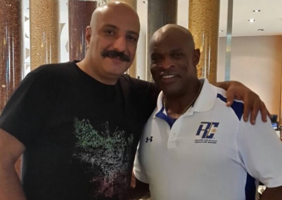(عکس) بازیگر مطرح سینمای ایران کنار غول NBA