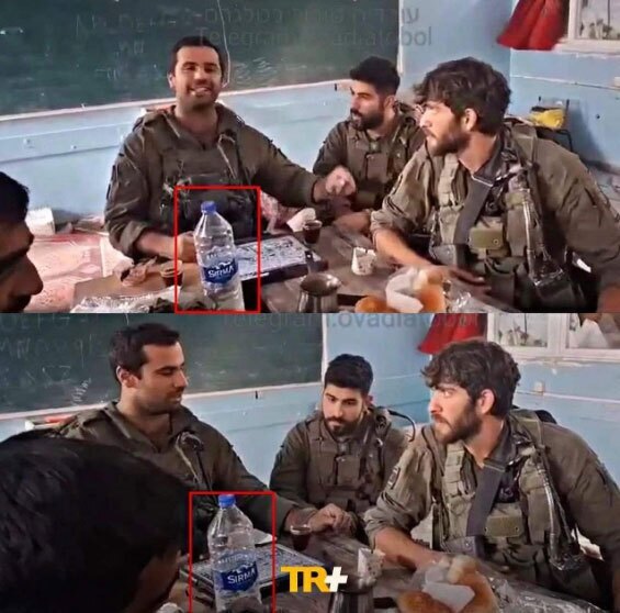 (عکس) فراخوان تحریم شرکت آب معدنی ترکیه پس از انتشار تصویری جنجالی از ارتش اسراییل