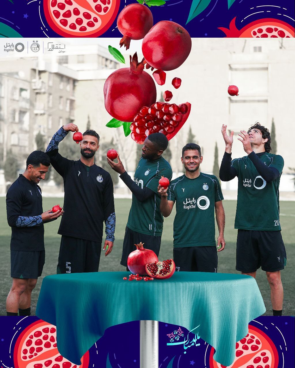 (عکس) پوستر جالب باشگاه استقلال برای شب یلدا