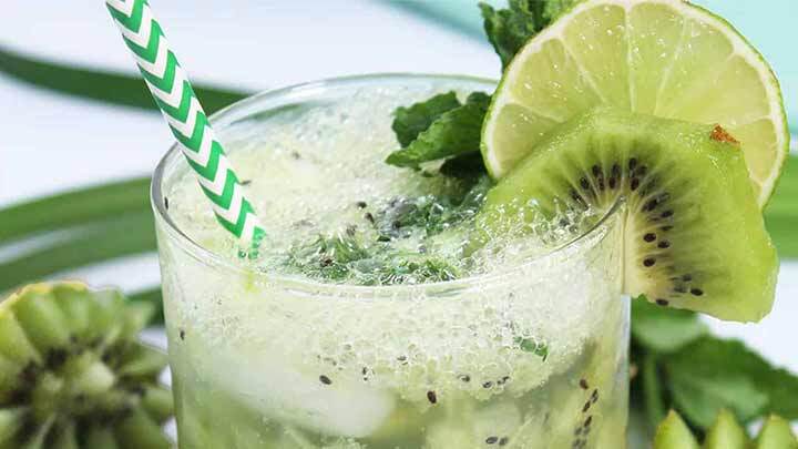 طرز تهیه موهیتو کیوی به روش خانگی