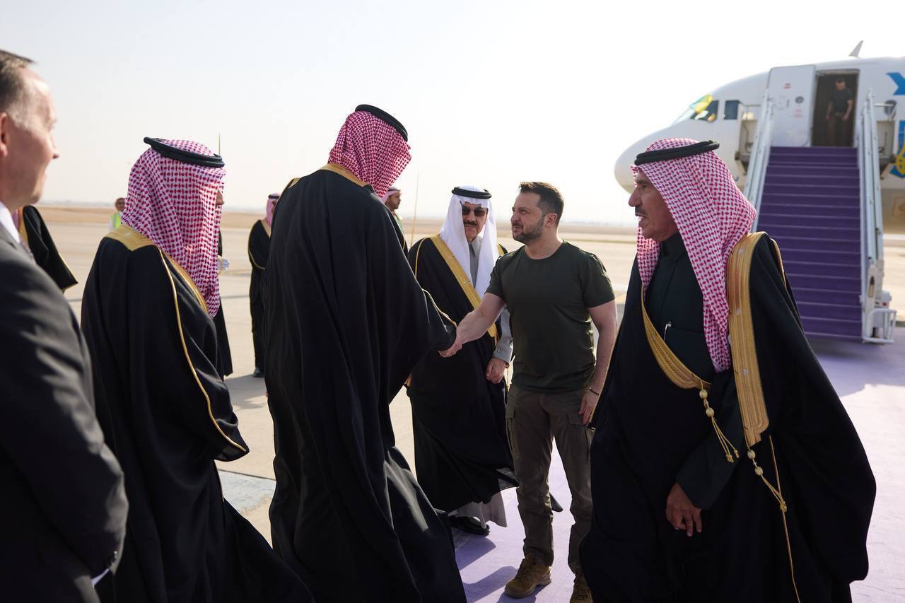 (عکس) سفر غیر منتظرت زلنسکی به عربستان