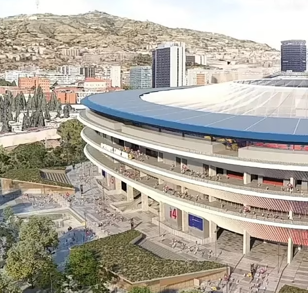 تصاویری باورنکردنی که ورزشگاه نیوکمپ را پس از بازسازی ۱.۵ میلیارد دلاری نشان می‌دهند