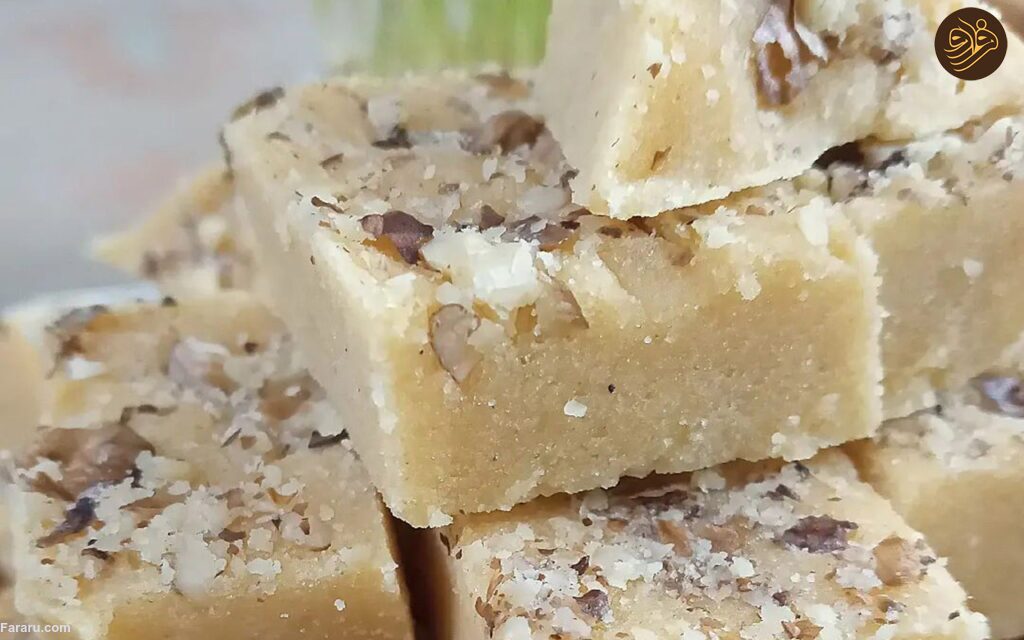 حلوا خشک گردویی