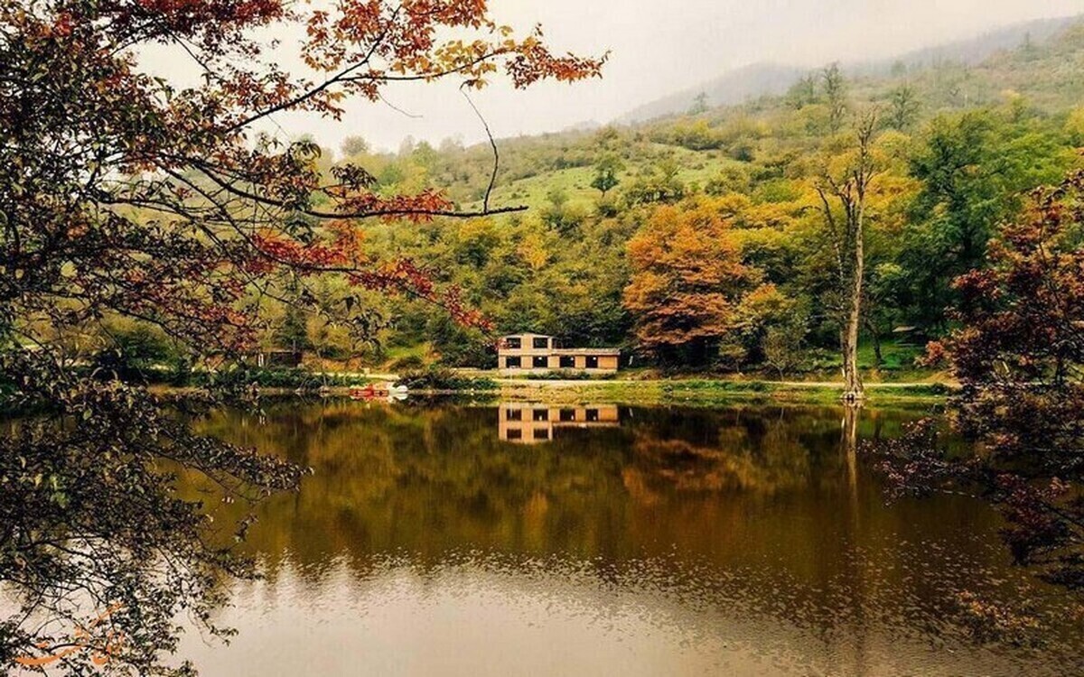 (عکس) دریاچه شورمست، نگینی پنهان در قلب کوه//