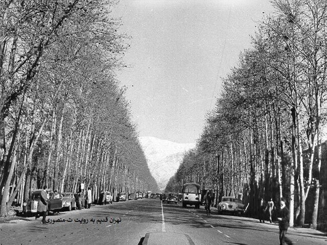 (تصویر) خیابان ولی عصر در گذر زمان