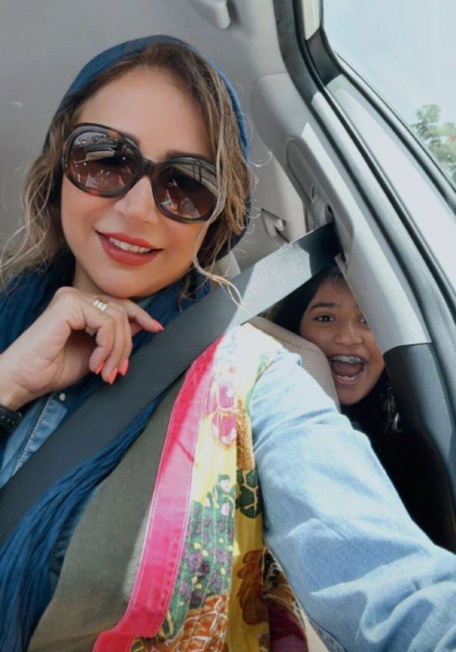 (تصویر) اولین عکس از دختر شبنم قلی‌خانی! / حیرت از تفاوت فاحش چهره مادر و دختر !