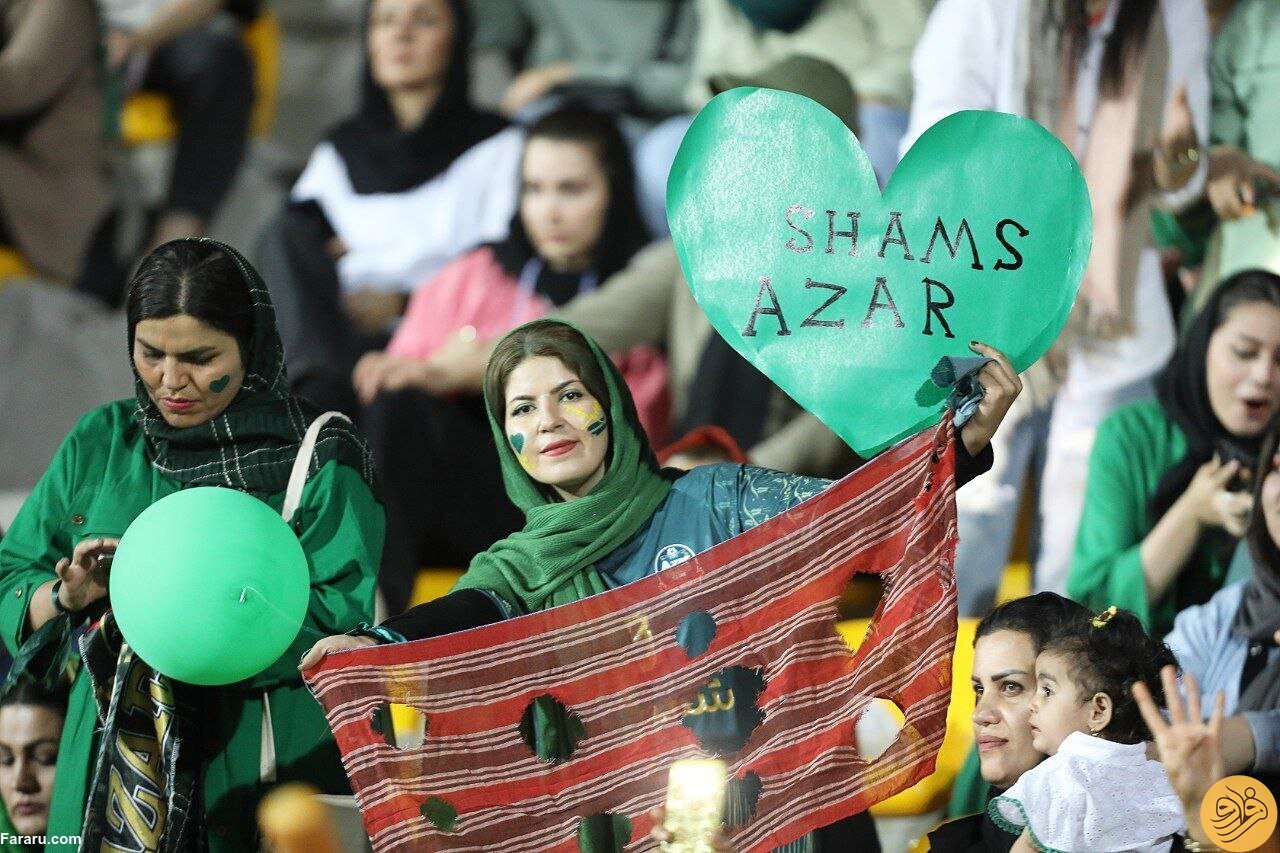 (عکس‌) کری دختر قزوینی برای پرسپولیسی‌ها با لنگ!