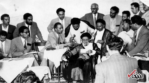 (عکس) مصاحبه آیت الله کاشانی برعلیه قوام