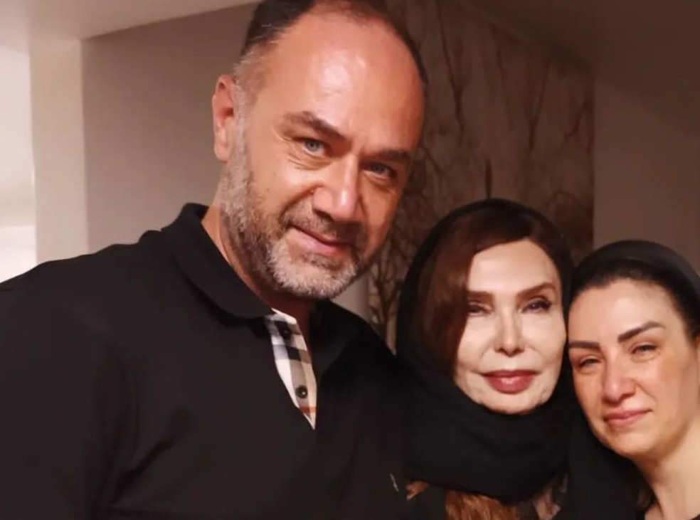 (تصاویر) چهره بغض‌آلود فرزندان سعید راد بعد از فوت پدرشان