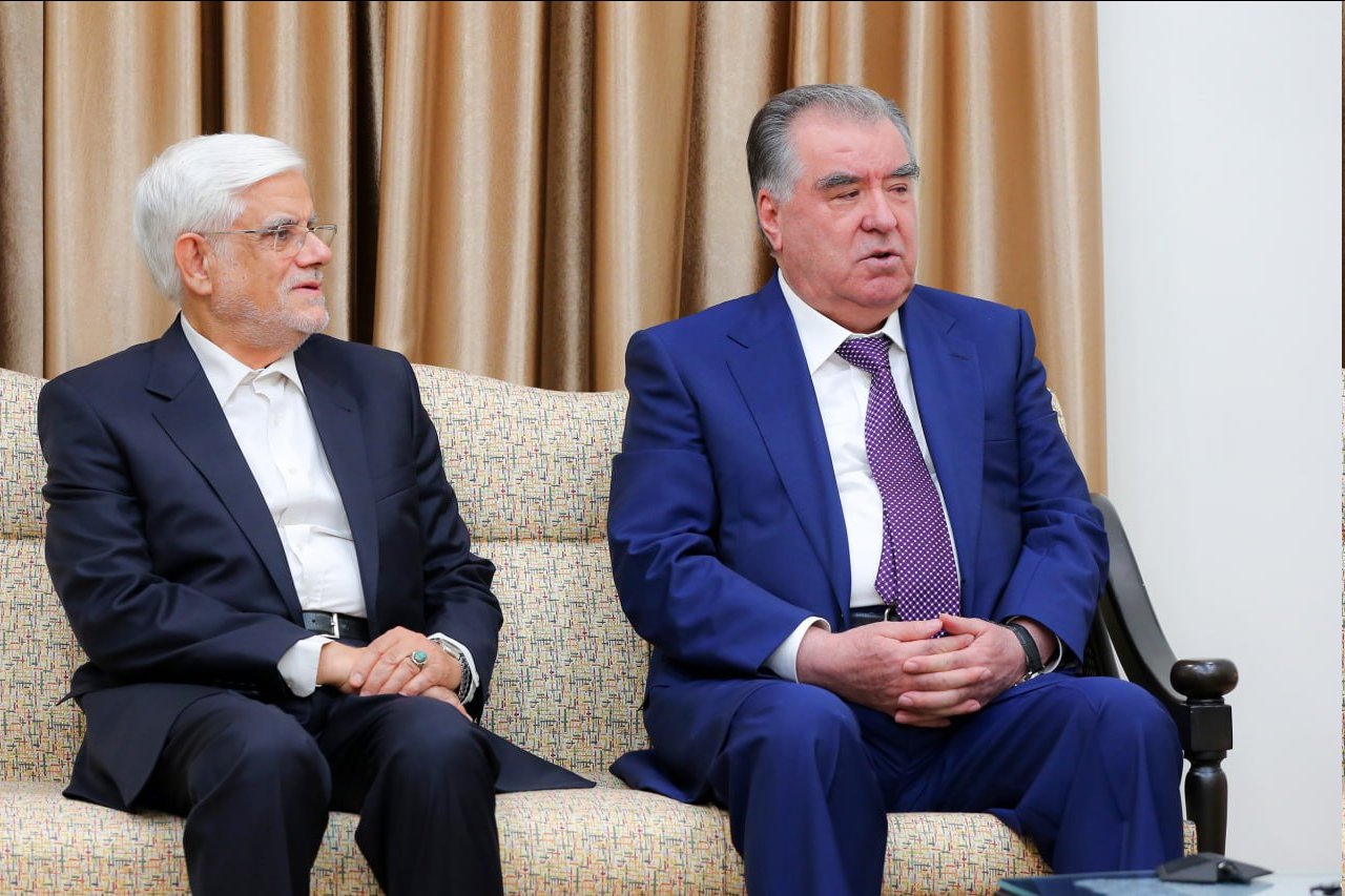 دیدار رئیس‌جمهور تاجیکستان با رهبر انقلاب