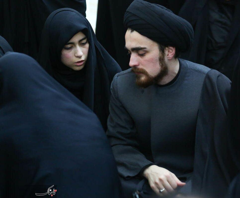 (تصویر) عکسی از پسر و دختر سیدحسن خمینی