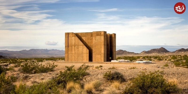 (تصاویر) هتلی در بیابان؛ معماری باستانی «اردن» در صحراهای کالیفرنیا