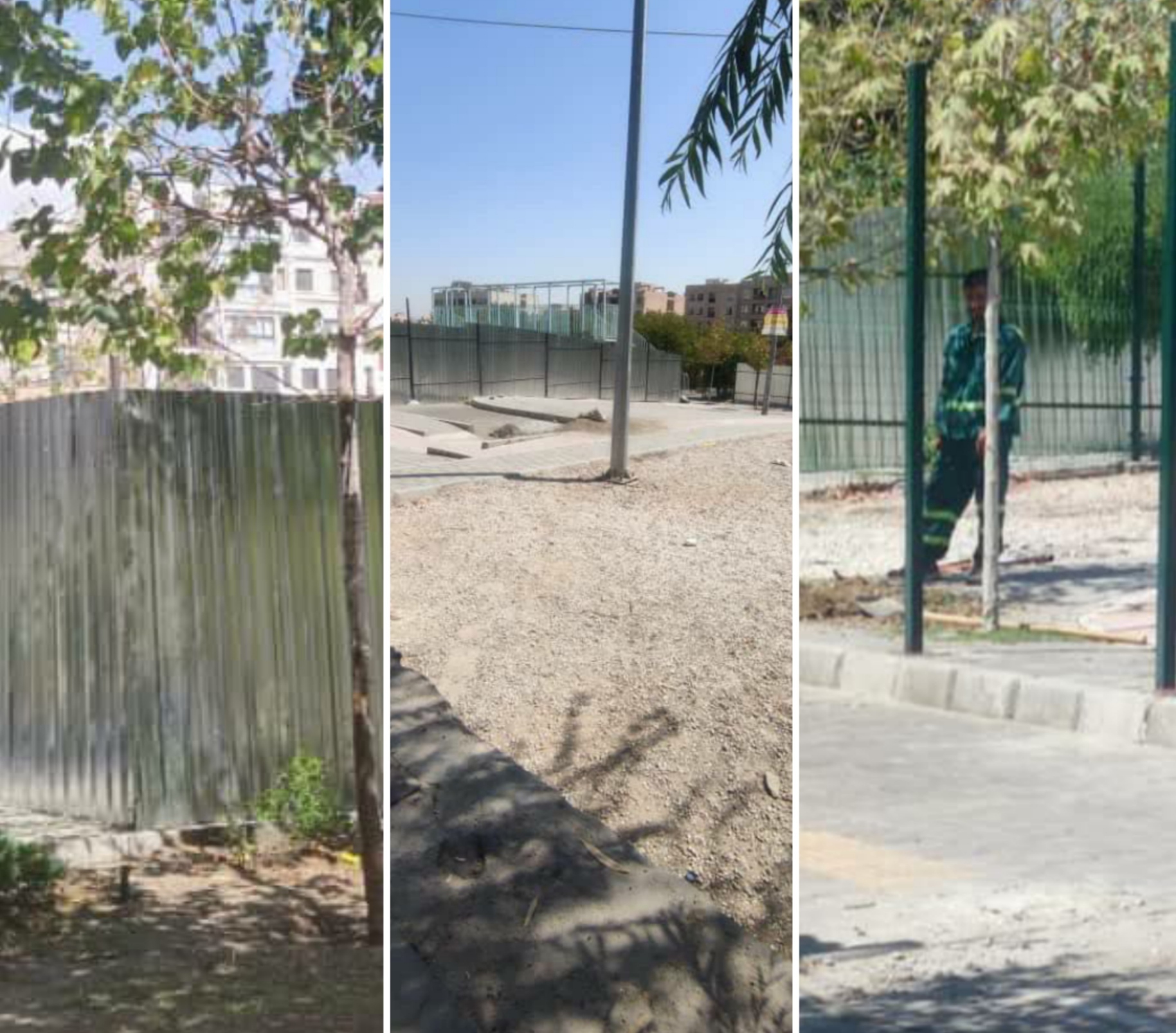 حصارکشی و درخت‌کشی به پارک مرزداران رسید