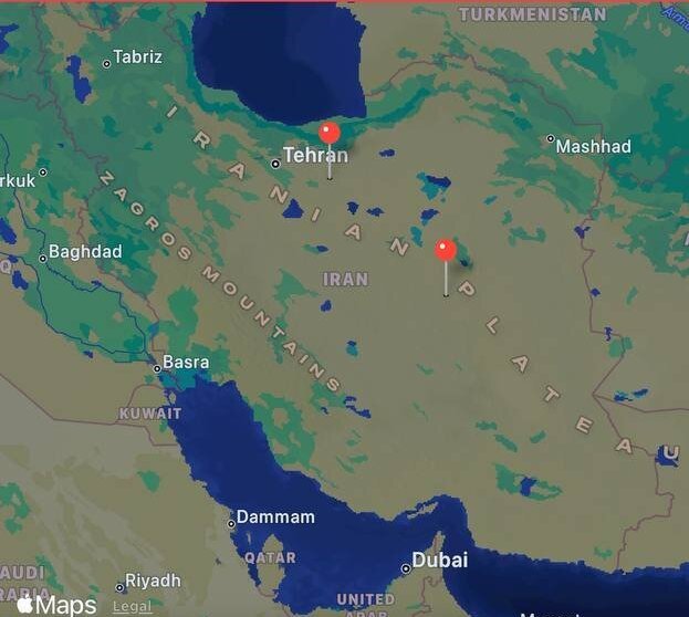 محل دقیق زلزله امشب که در تهران حس شد کجاست
