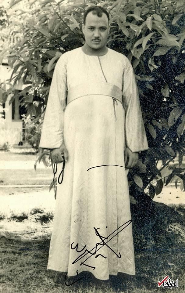 (تصویر) عبدالباسط، قاری مشهور مصری