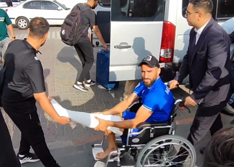 (عکس) تصویر دردناک از مهرداد محمدی روی ویلچر