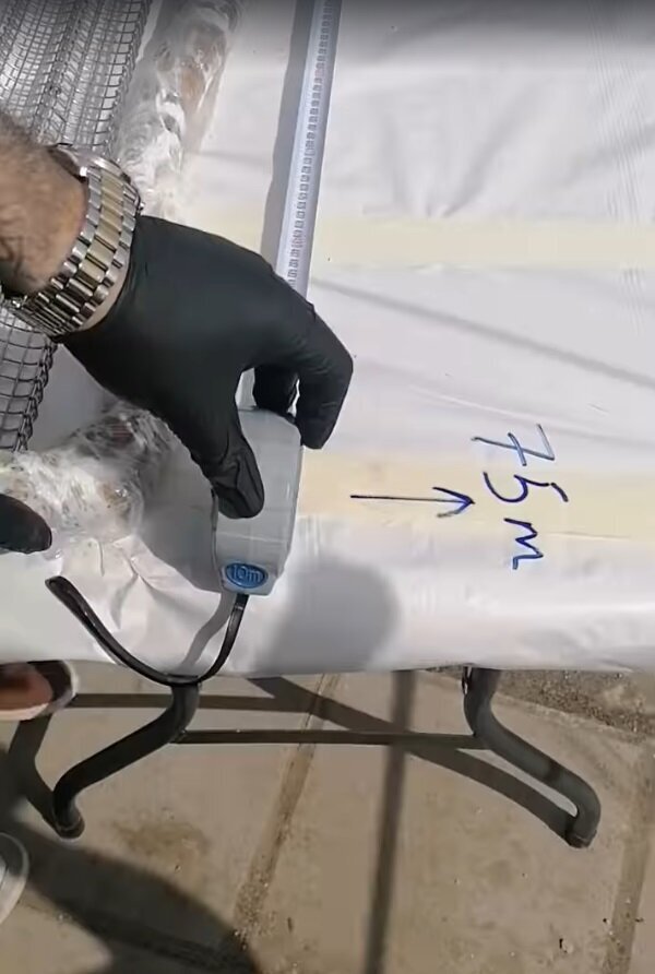 پخت کباب ۷۵ متری (تصویر)