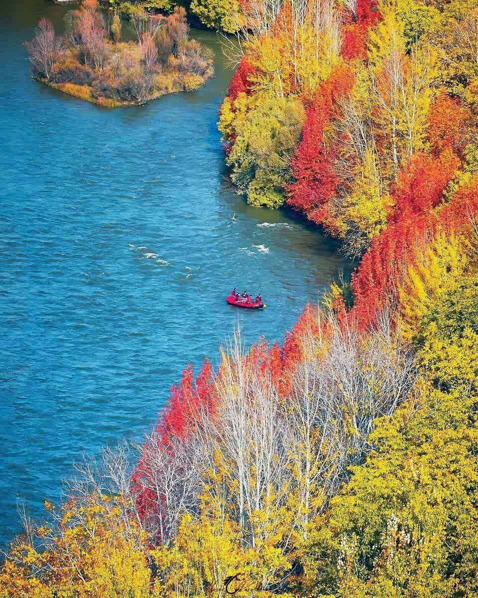 نمایی زیبا از زاینده رود اما نه در اصفهان!