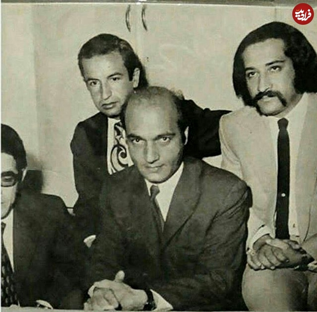 تصویر دیده نشده داریوش ارجمند بازیگر در کنار دکتر علی شریعتی سال ۱۳۵۰