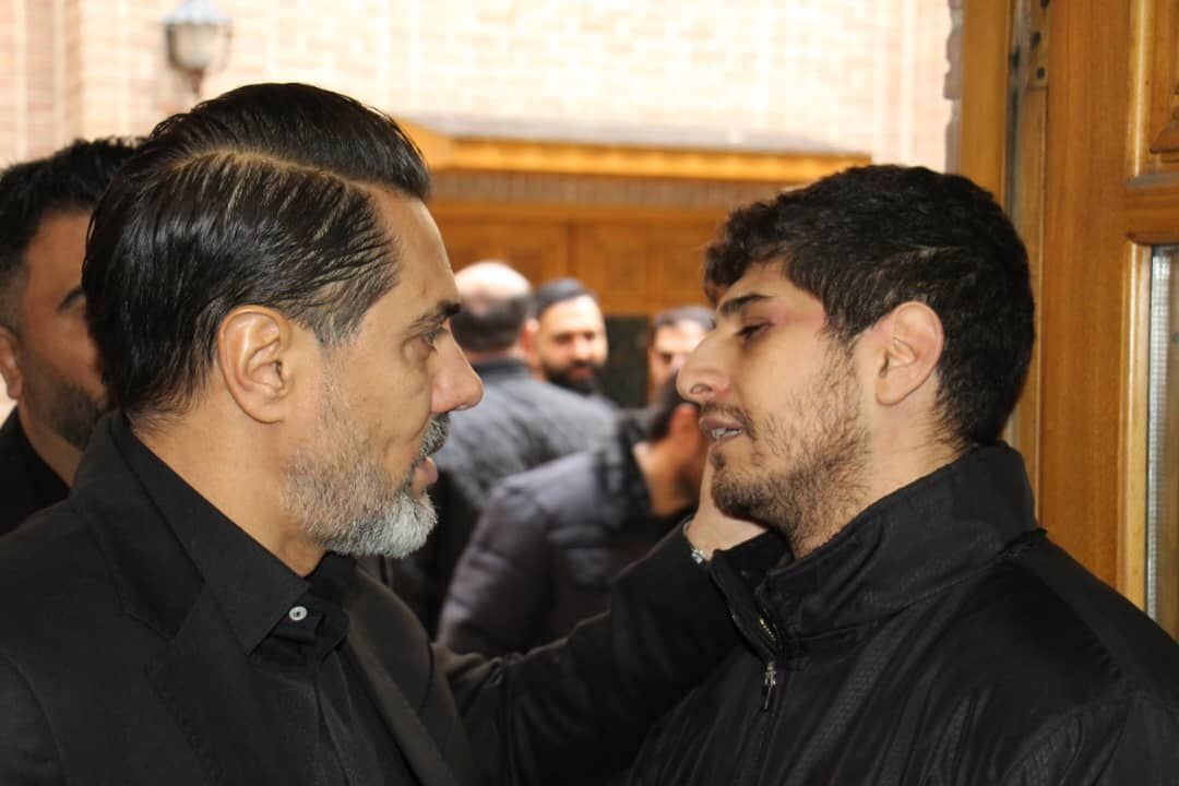 (عکس) پیشکسوتان پرسپولیس در مراسم ختم بانوی هوادار