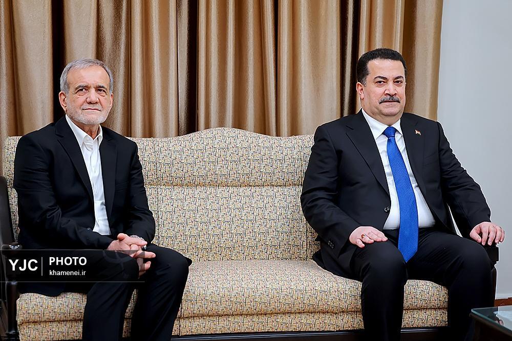 رهبر انقلاب در دیدار نخست وزیر عراق: حشدالشعبی نیز یکی از مؤلفه‌های مهم قدرت در عراق است