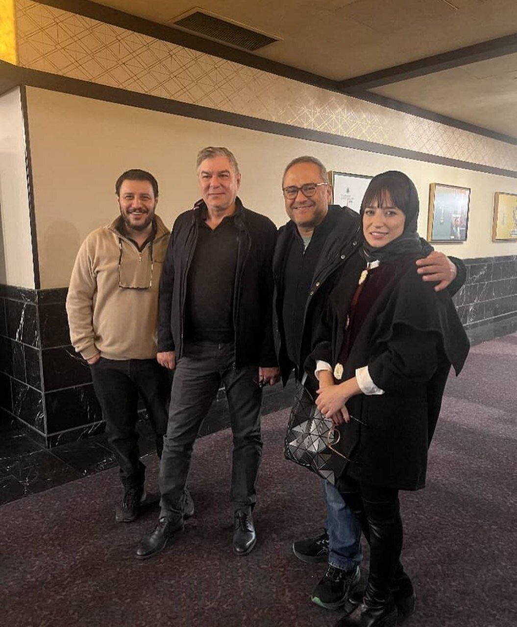 (تصویر) نگار جواهریان، رامبد جوان، علی سرتیپی و جواد عزتی در یک قاب